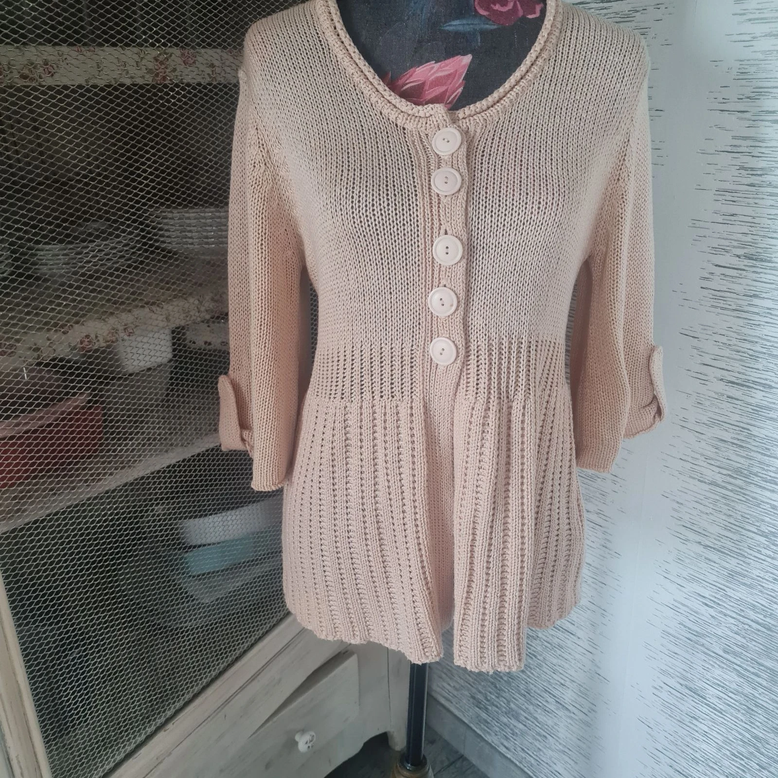 Gilet rose phildar 